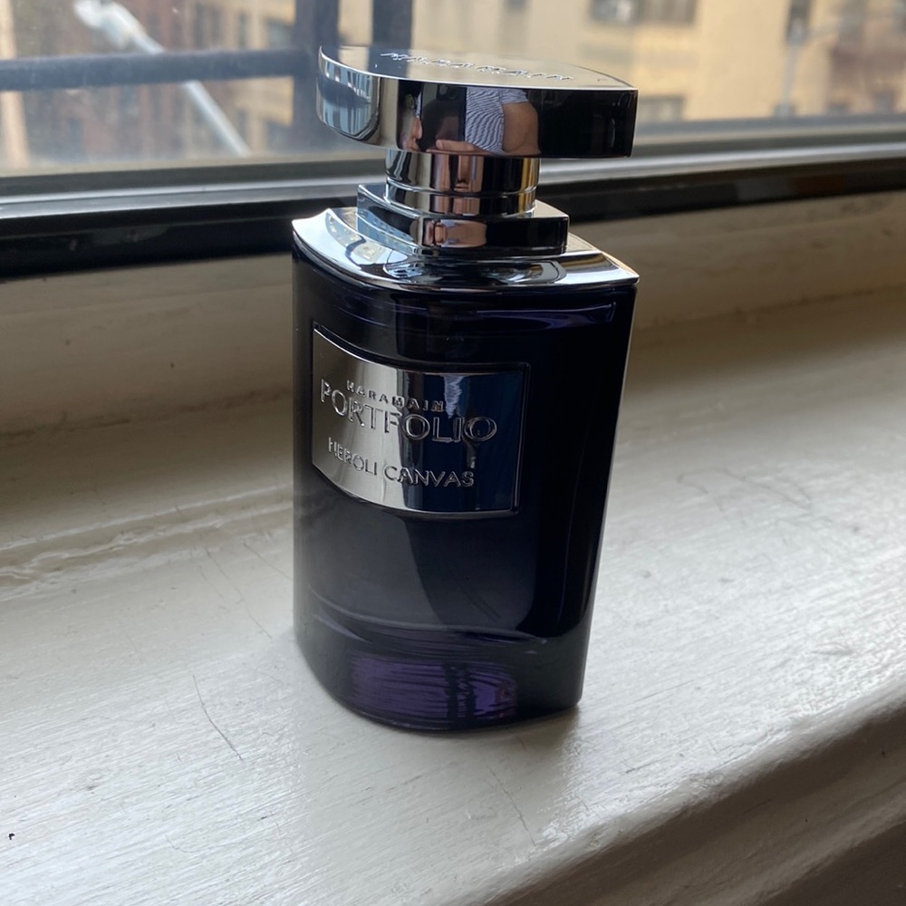 Sprayed once Al Haramain Portfolio Neroli Canvas 2.5 Fl Oz for sale